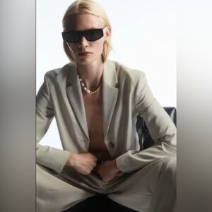 New COS Freshwater Pearl Chain Necklace